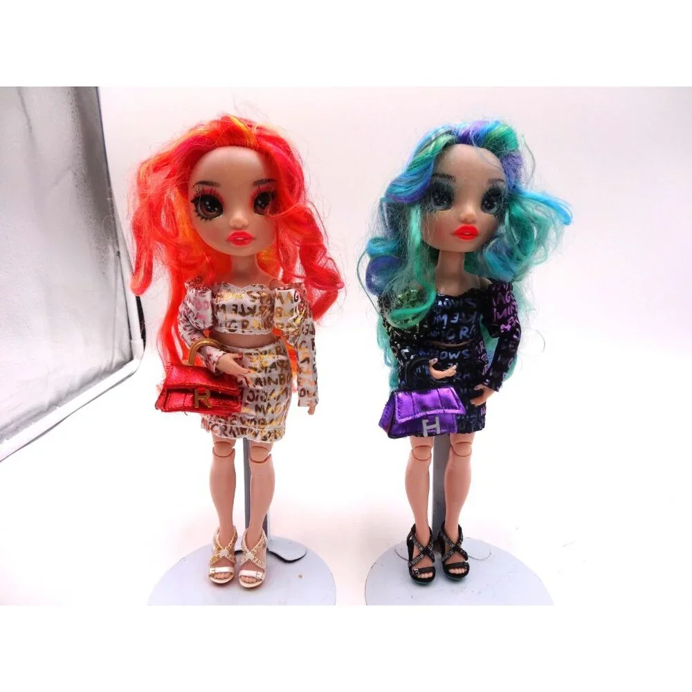 Rainbow High  Shadow High Devious Twins‎ Holly and Laurel both with Purse